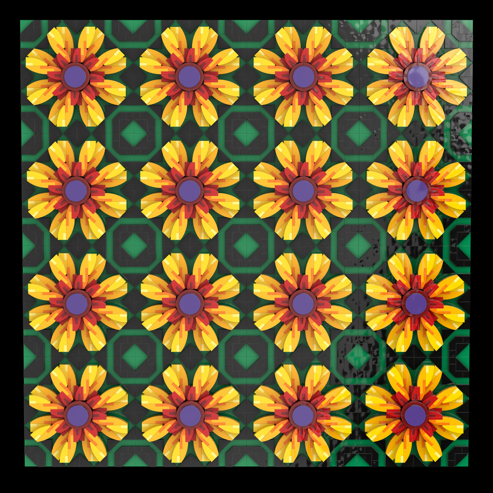 Flower Mosaic Julian Curiëre